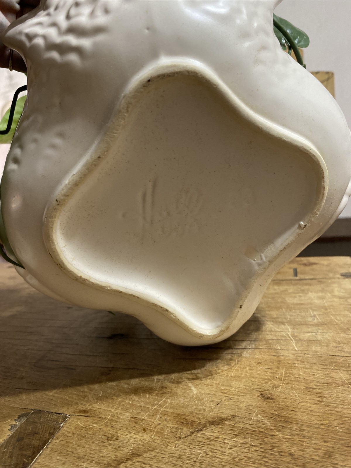 Vintage White Ceramic Swan Planter Set~Hull Pottery USA~ RARE Original Box! LOOK