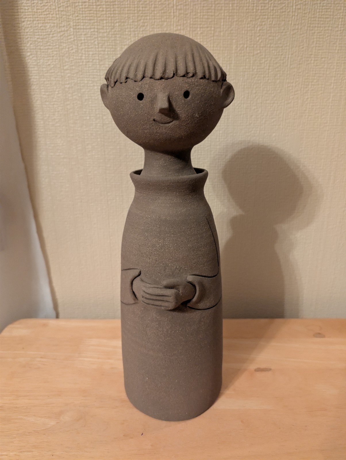 Rosemary Taylor Studio Pottery Incense Burner MCM Boy Figurine Signed Rare