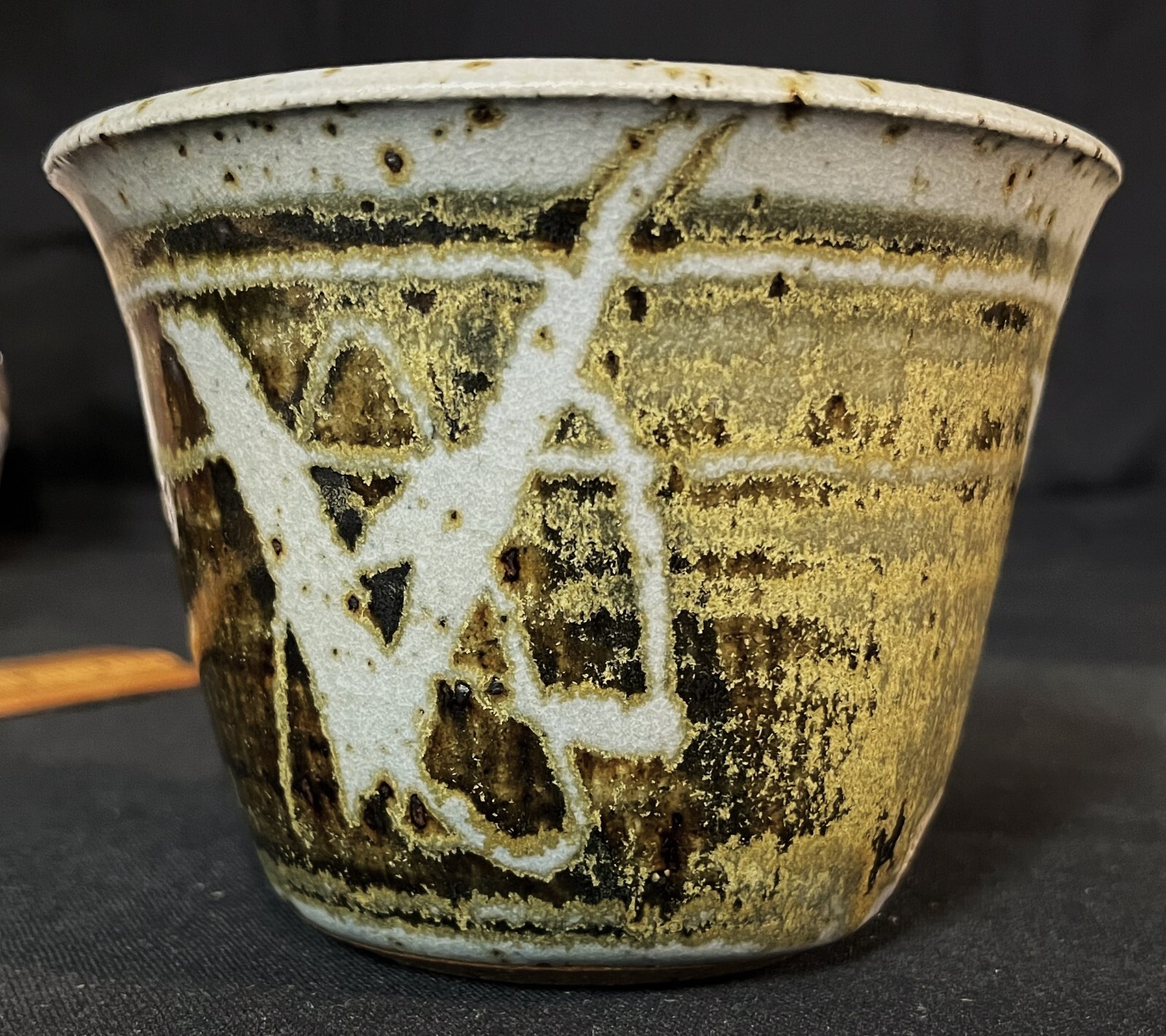 JAMES & NAN McKINNELL 3.8″ x 5.0″ NORTHWEST STUDIO POTTERY CERAMIC VASE BOWL JIM