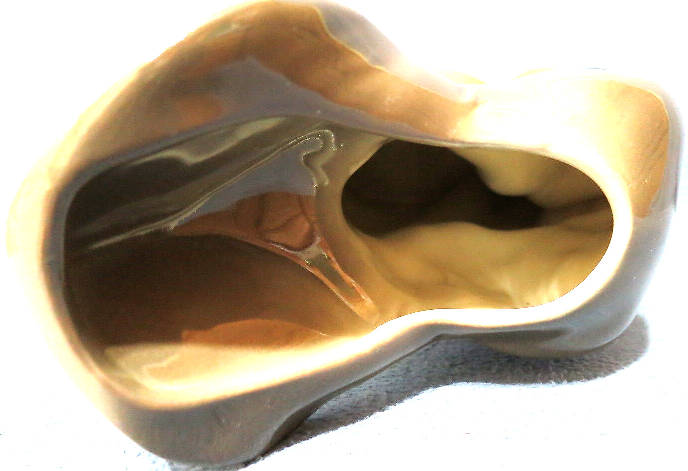 Vintage Mid Century Modern Royal Copley Art Pottery Deer & Fawn Planter 8 3/4″ T