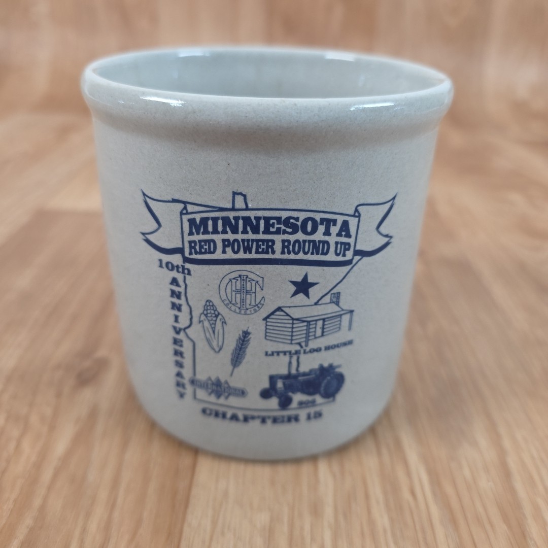 RED WING 4″ Mini Crock MN Red Power Round Up 10th Anniversary Stonewear