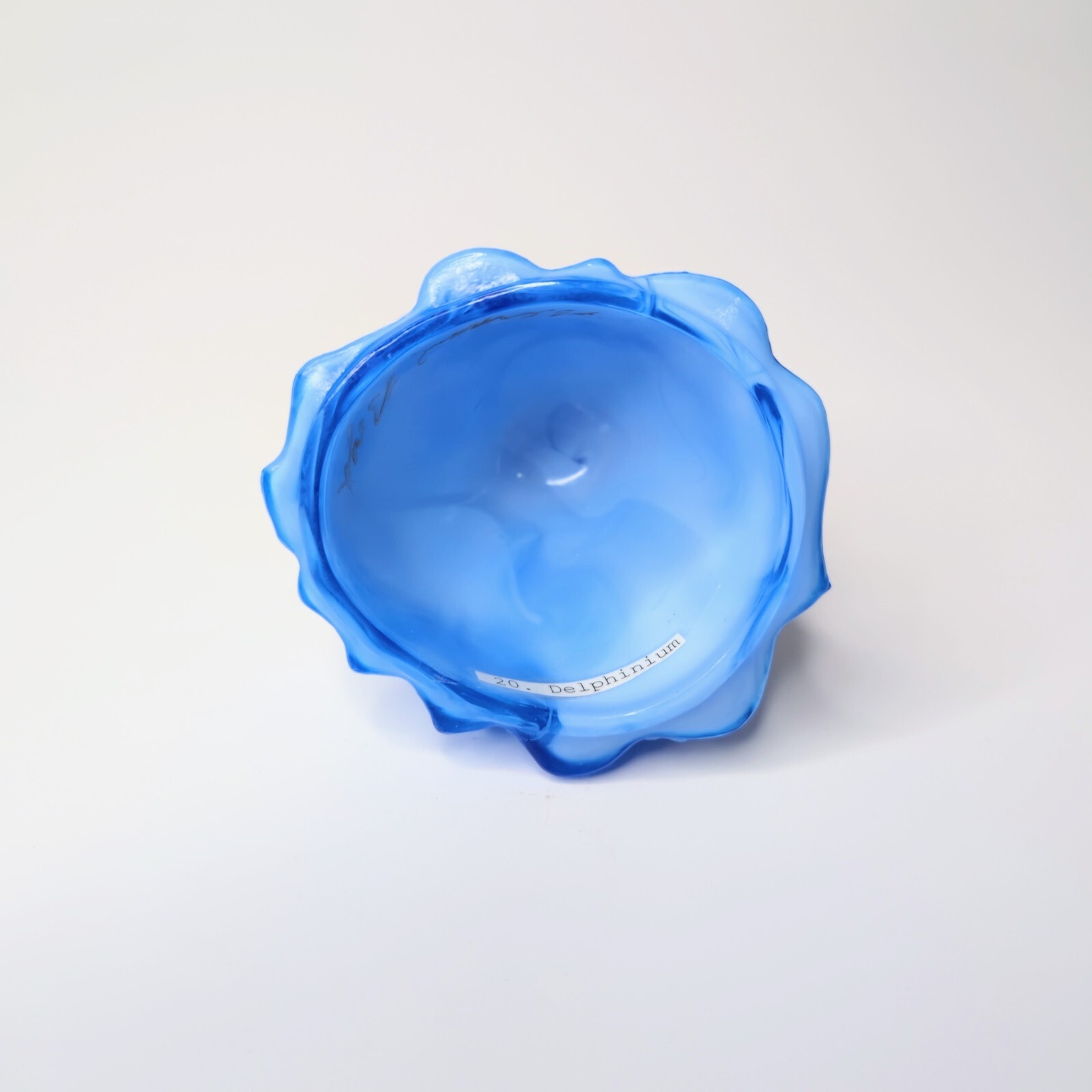 Boyd’s Crystal Art Glass, Louise Doll, #20 Delphinium 3-4-1981