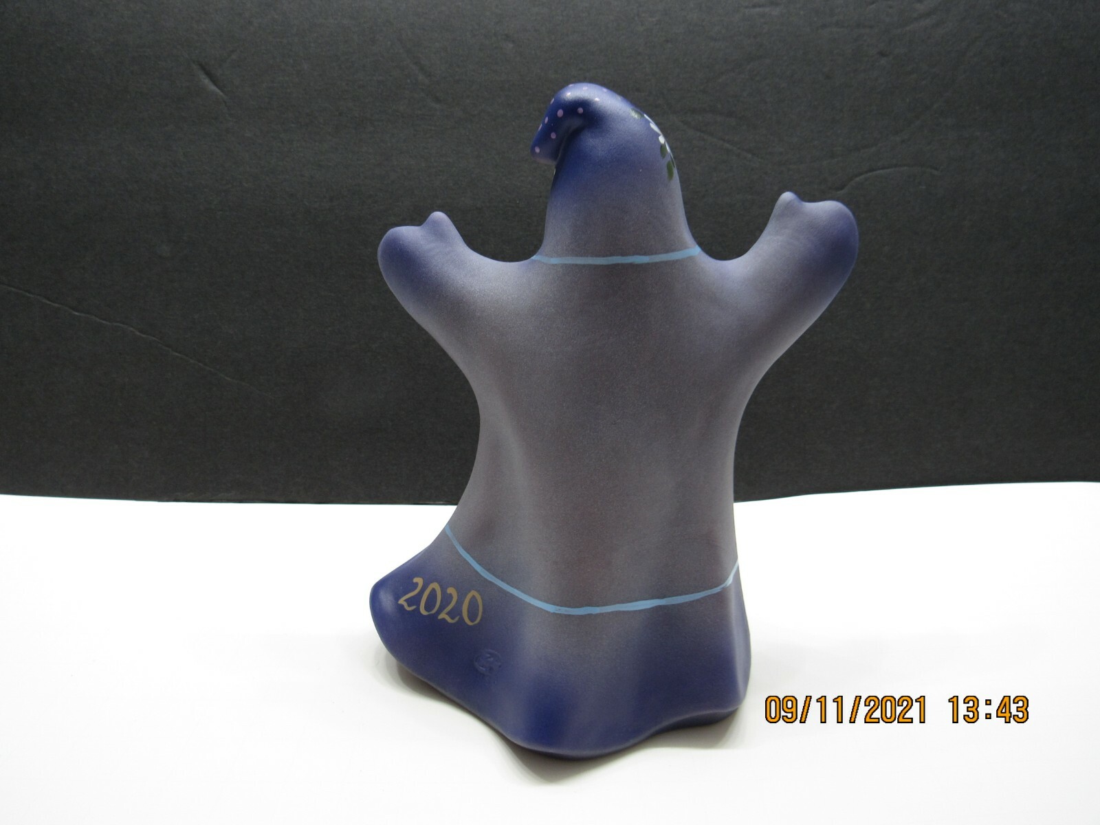 FENTON ART GLASS 2020 FGS “ONE DAY AT A TIME GHOST” FIGURINE LMT ED. #6/18