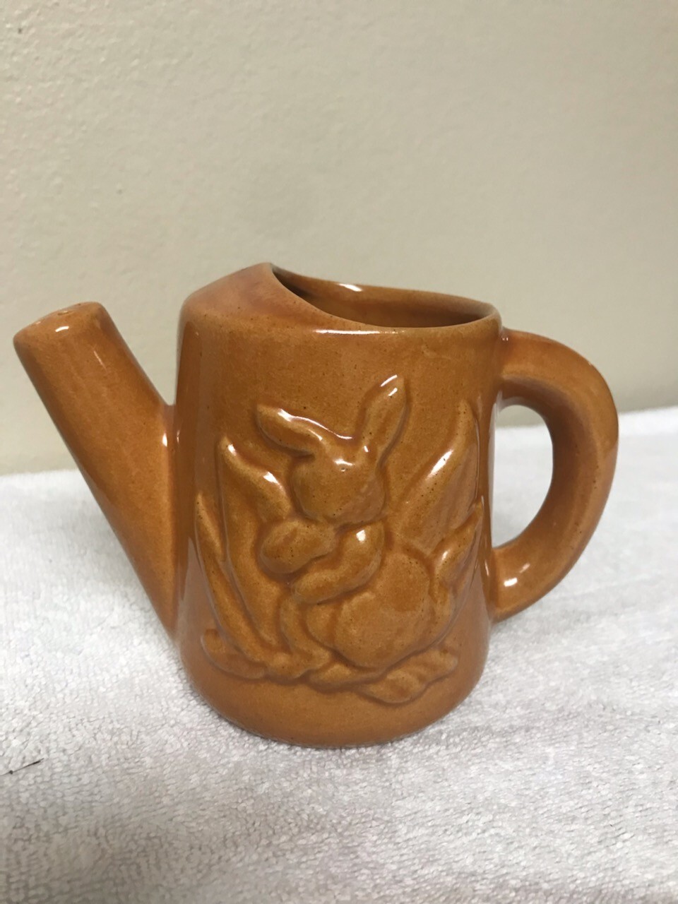 ROSEMEADE WATERING CAN POT RABBIT MOTIF