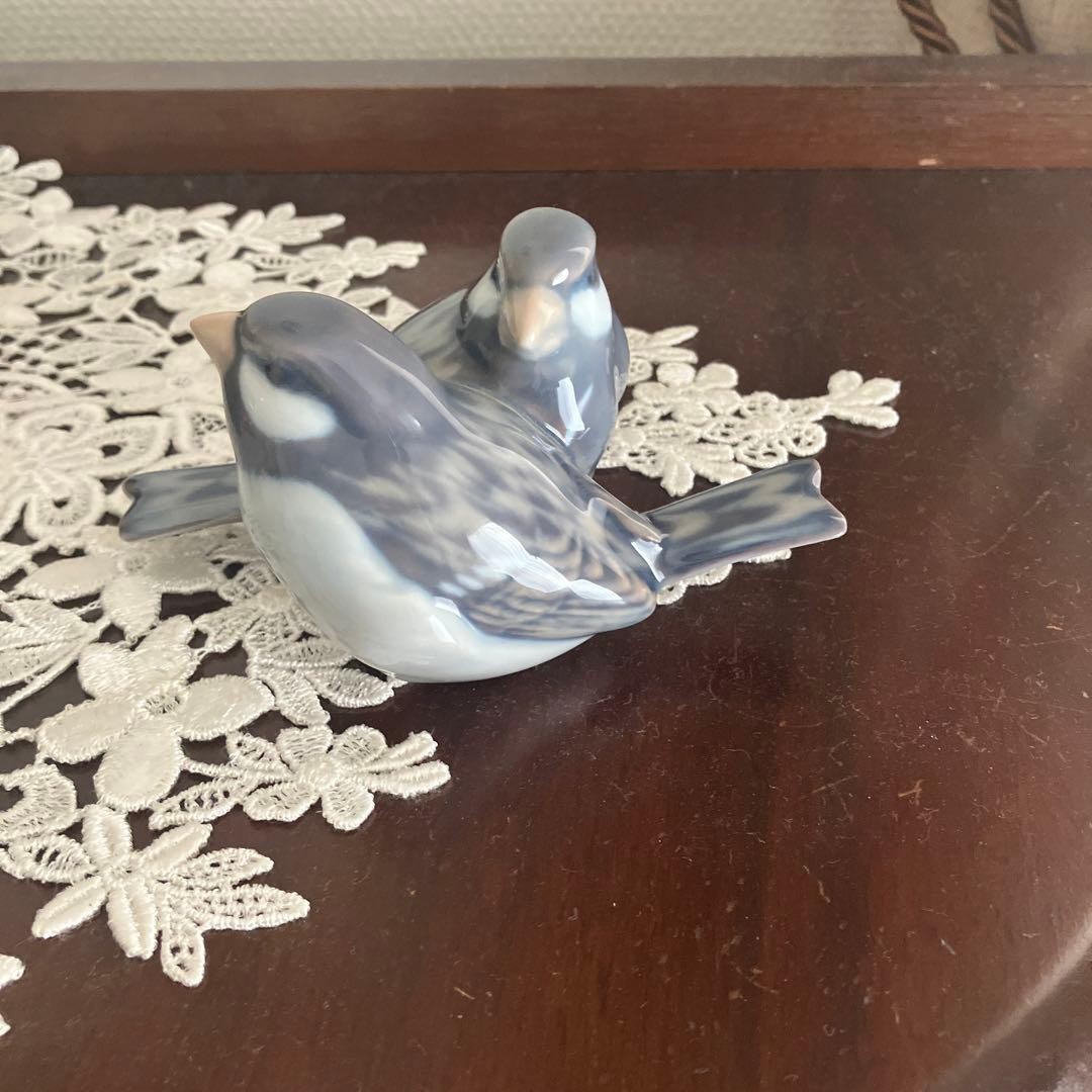 Royal Copenhagen Sparrow Lovebird Elegant Graceful Formal Luxury Denmark Japan
