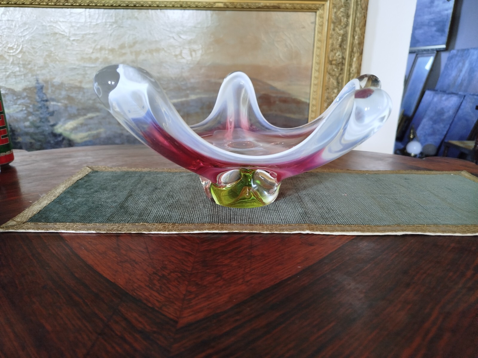 Czech glass vase by Josef Hospodka