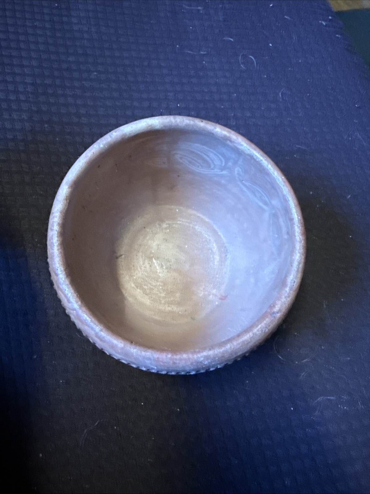 Vintage Art Pottery Brown Planter Or Small Bowl Unsigned