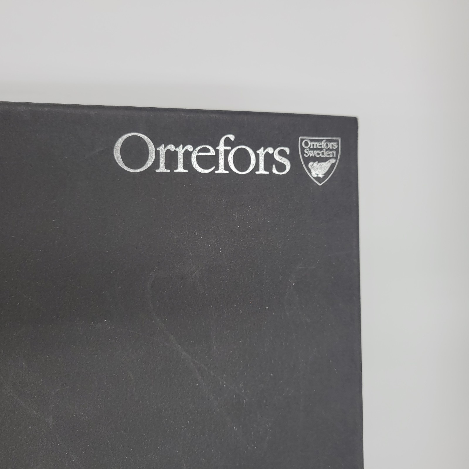 Orrefors Intermezzo BLUE 12-1/4″ Candle Holder NEW Original Box RETIRED Rare HT