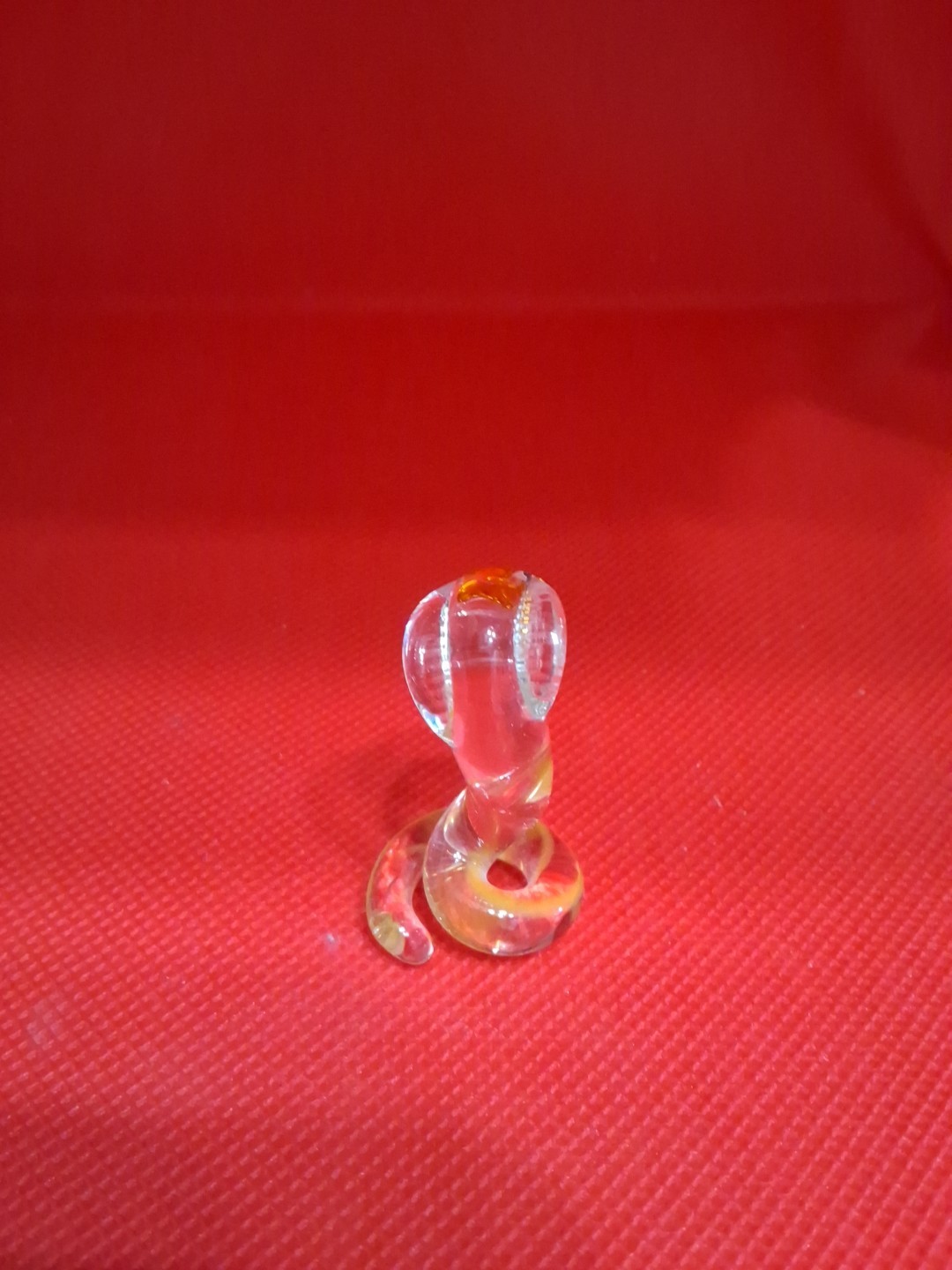 Glass Blown Snake Figurine