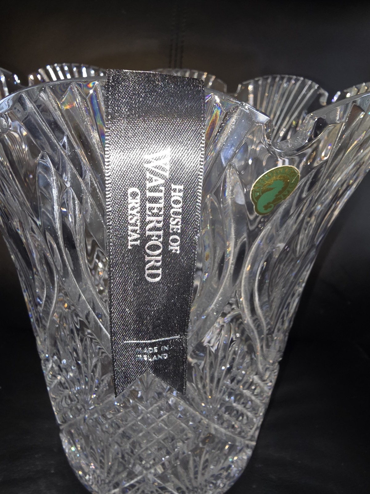 Waterford Crystal House Of Waterford Vase Centerpiece