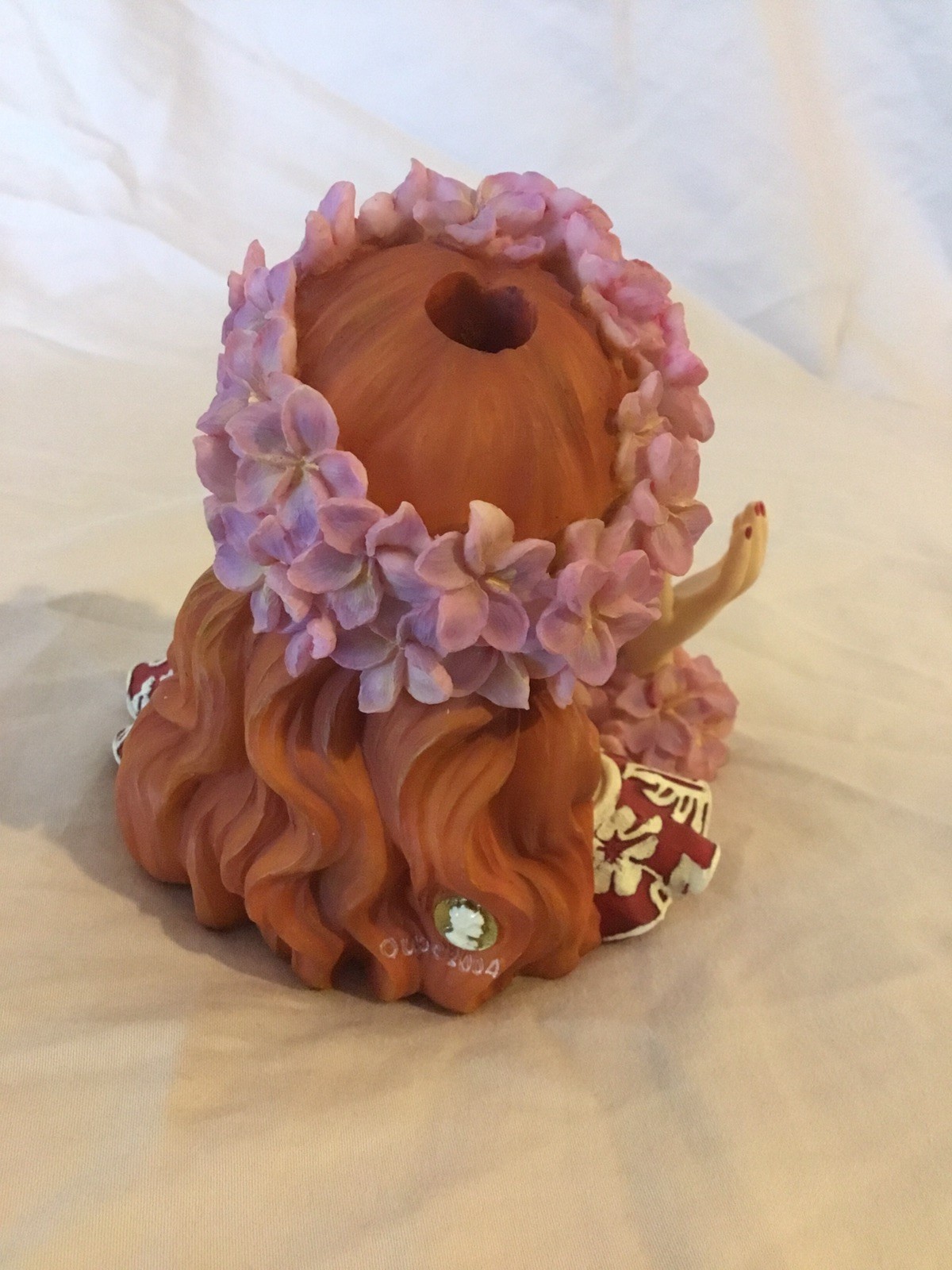 Cameo Girls Miniture Lady Head Vase Abigail 1939 Luau Lovely Perfect Condition