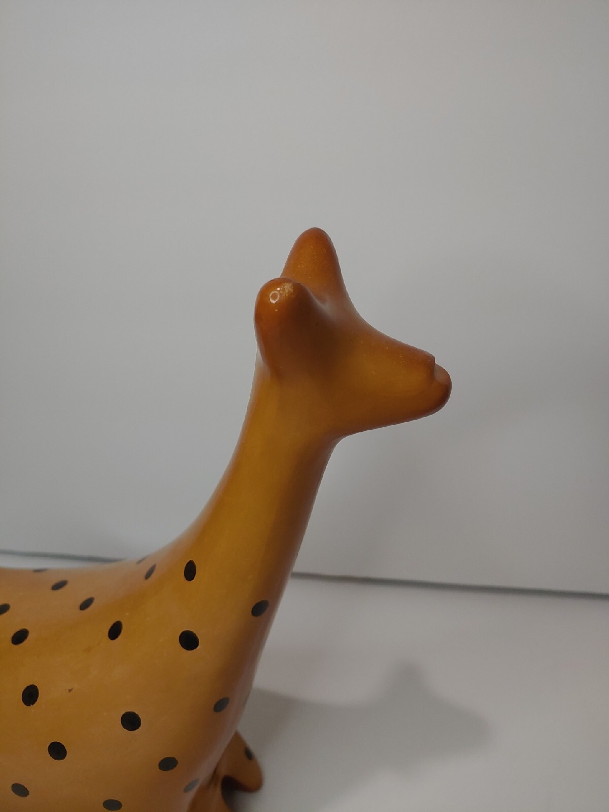 Peruvian Pottery Llama by Genaro Paz C Ceramic 10″ Signed Made in Peru FOLK