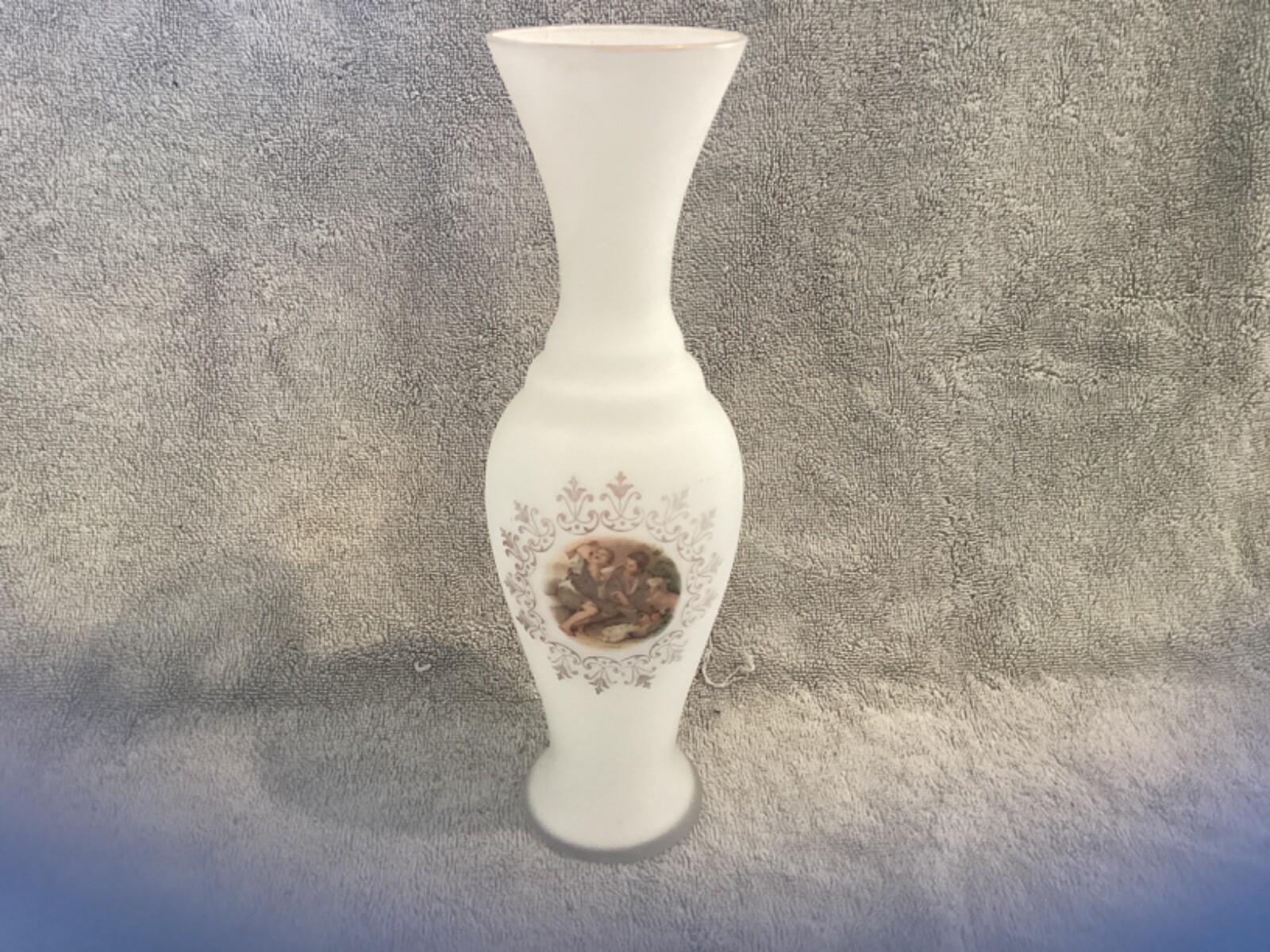 Vintage Glass Vase, 26cm