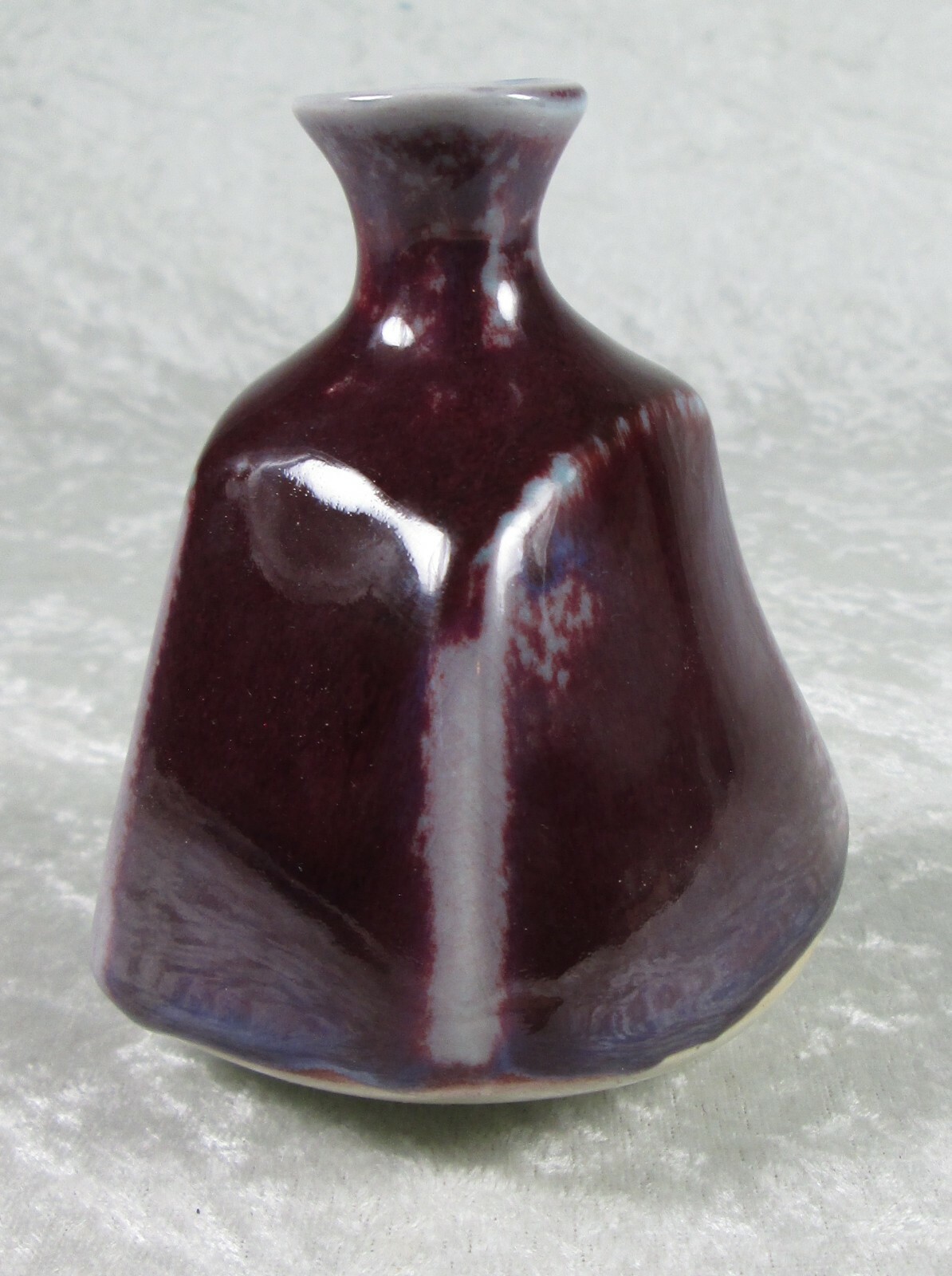 Vintage Japanese Mid Century Pottery Vase OMC Takahishi Style 4-1/2 in Tall
