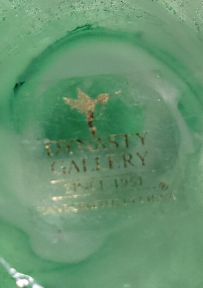 Dynasty Gallery Glass Sea Turtle LIGHT GRREN Green Glow