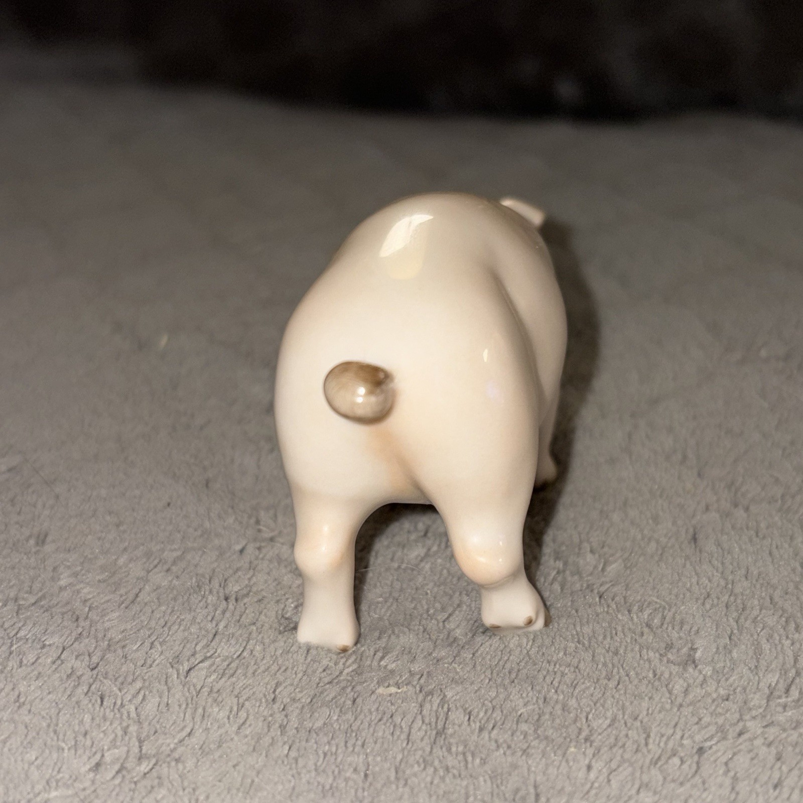 VTG Herend Pig Pink 15301 Figure Stamped Hallmark Mint 95 Hand Painted Porcelain