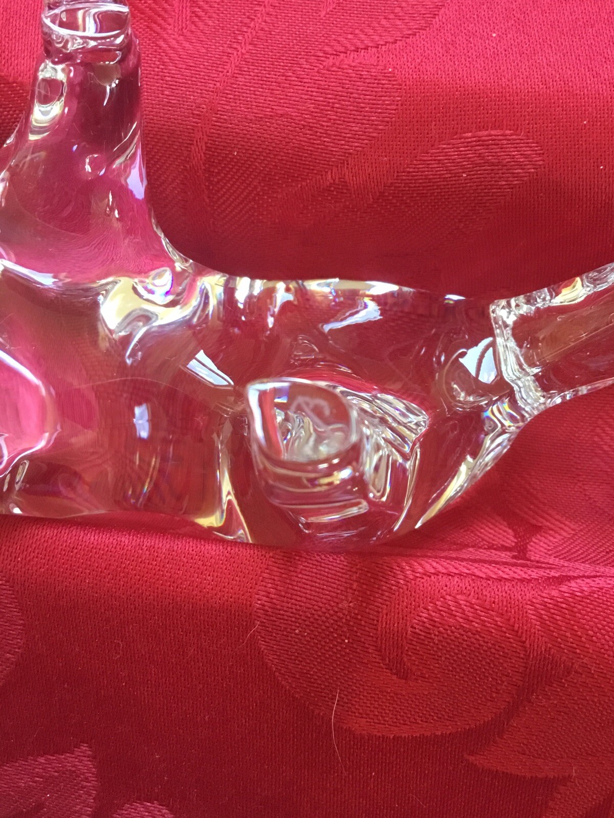 NEW FLAWLESS Stunning BACCARAT France Glass ZODIAC Crystal BOAR PIG HOG Figurine