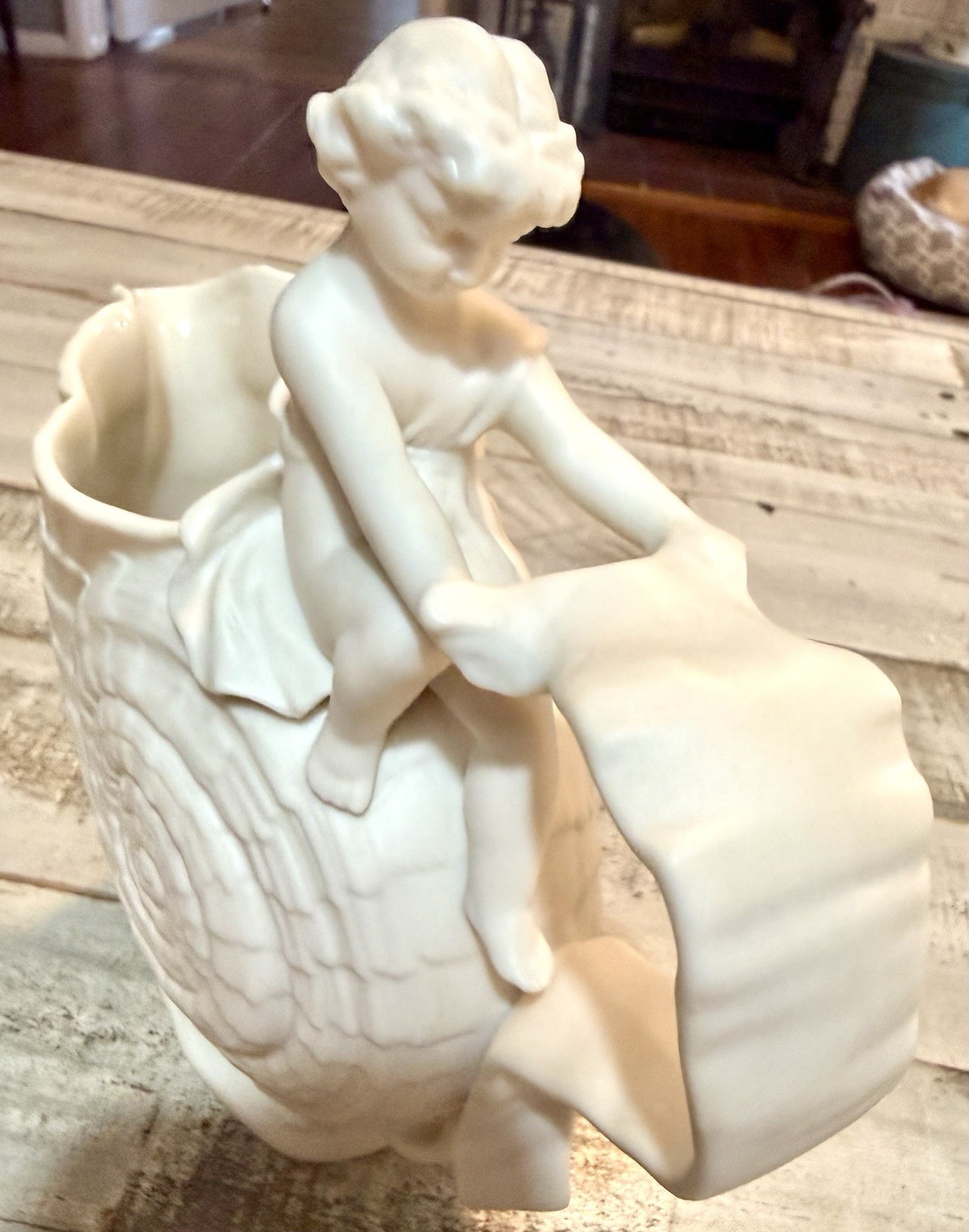 PAIR Walter Scott Lenox Vase RARE Ltd Ed. 1887 & Centennial 1989 Shell Pitcher