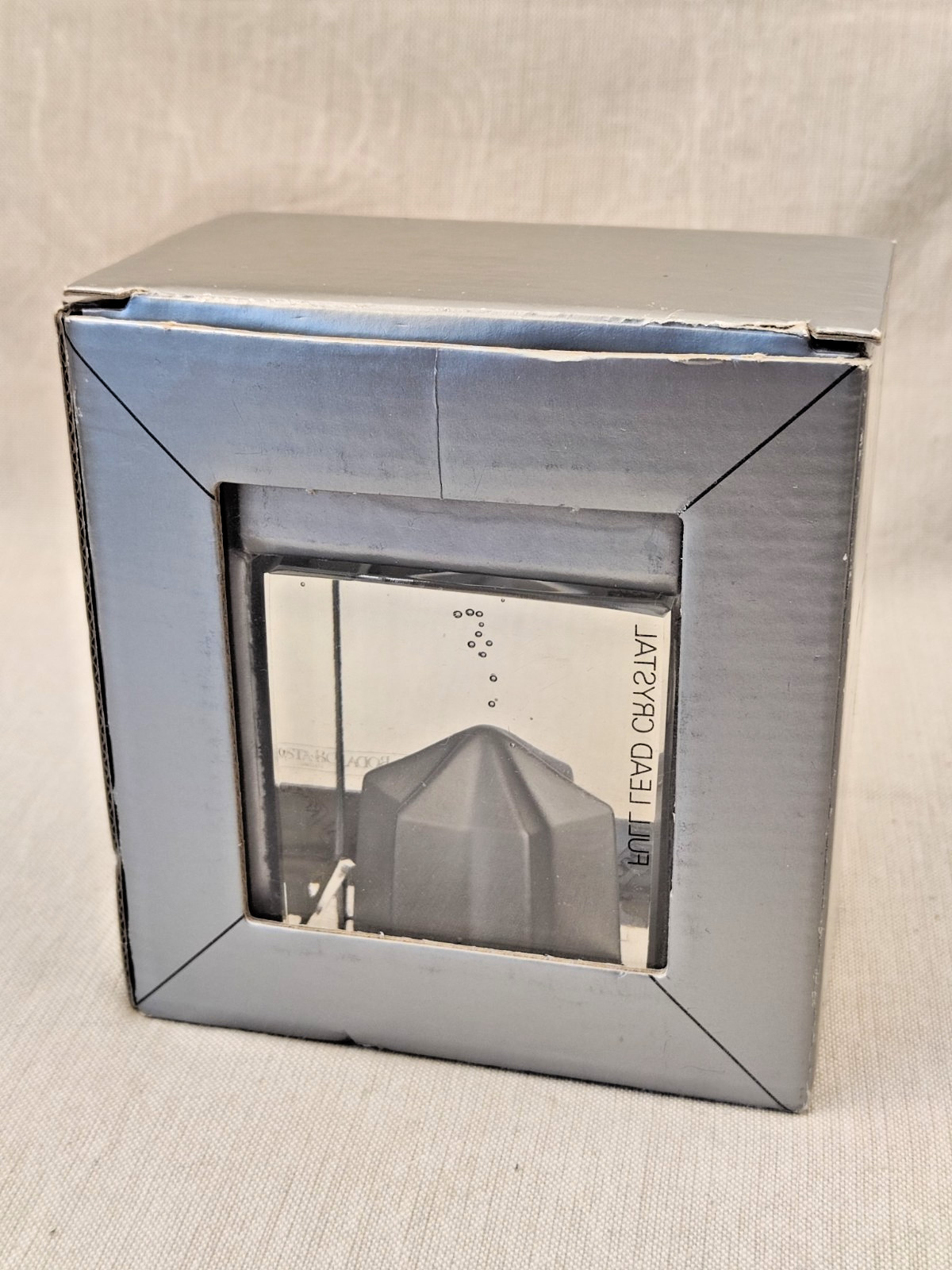 A glass sculpture from the Crystal Fantasy coll., designed by Bertil Vallien