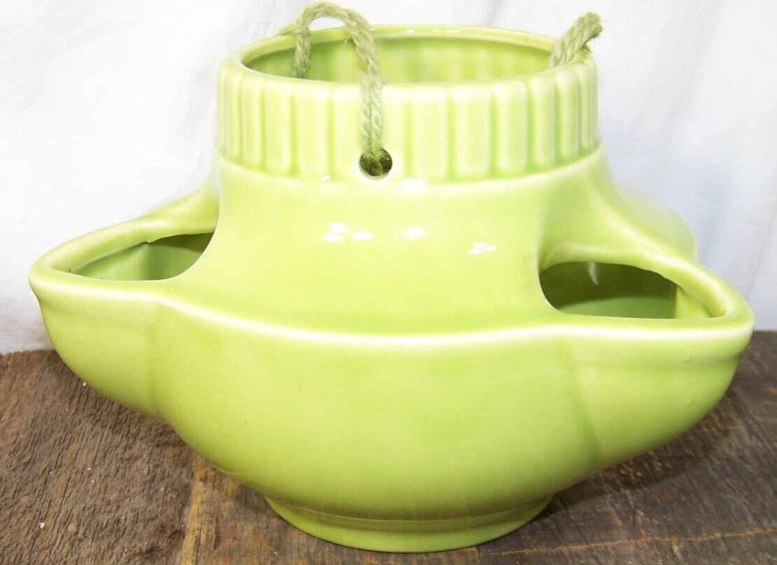 Vintage Strawberry Hanging Pottery Planter Hanging or Tabletop 603