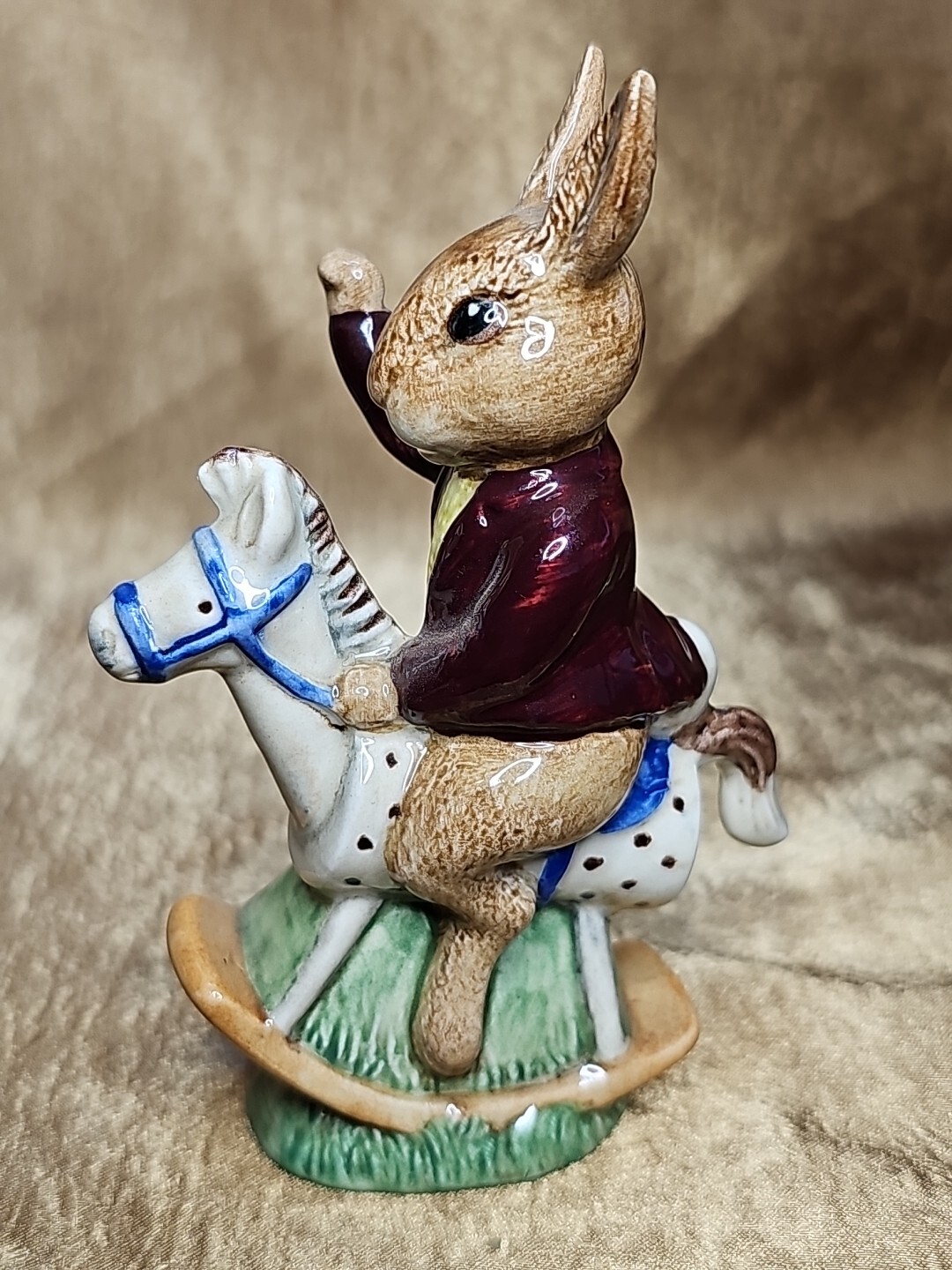 Royal Doulton Tally Ho! Bunnykins Figurine DB12 Vintage 1974 First Variation