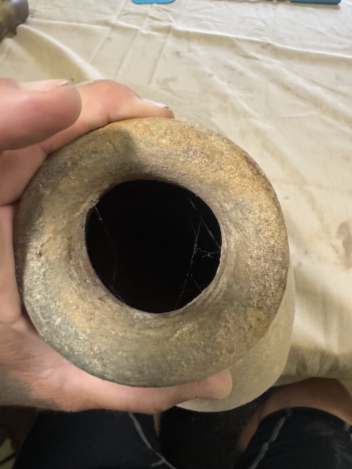 Mexican pottery vase from the 1880s