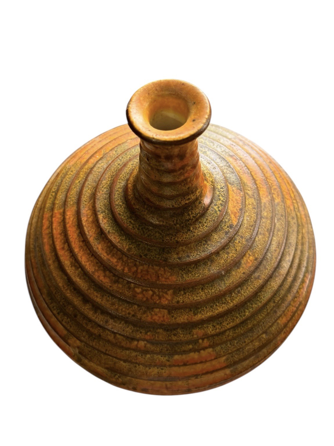 Vintage Alvino Bagni for Raymor Italian Art Pottery Bottle Vase Signed