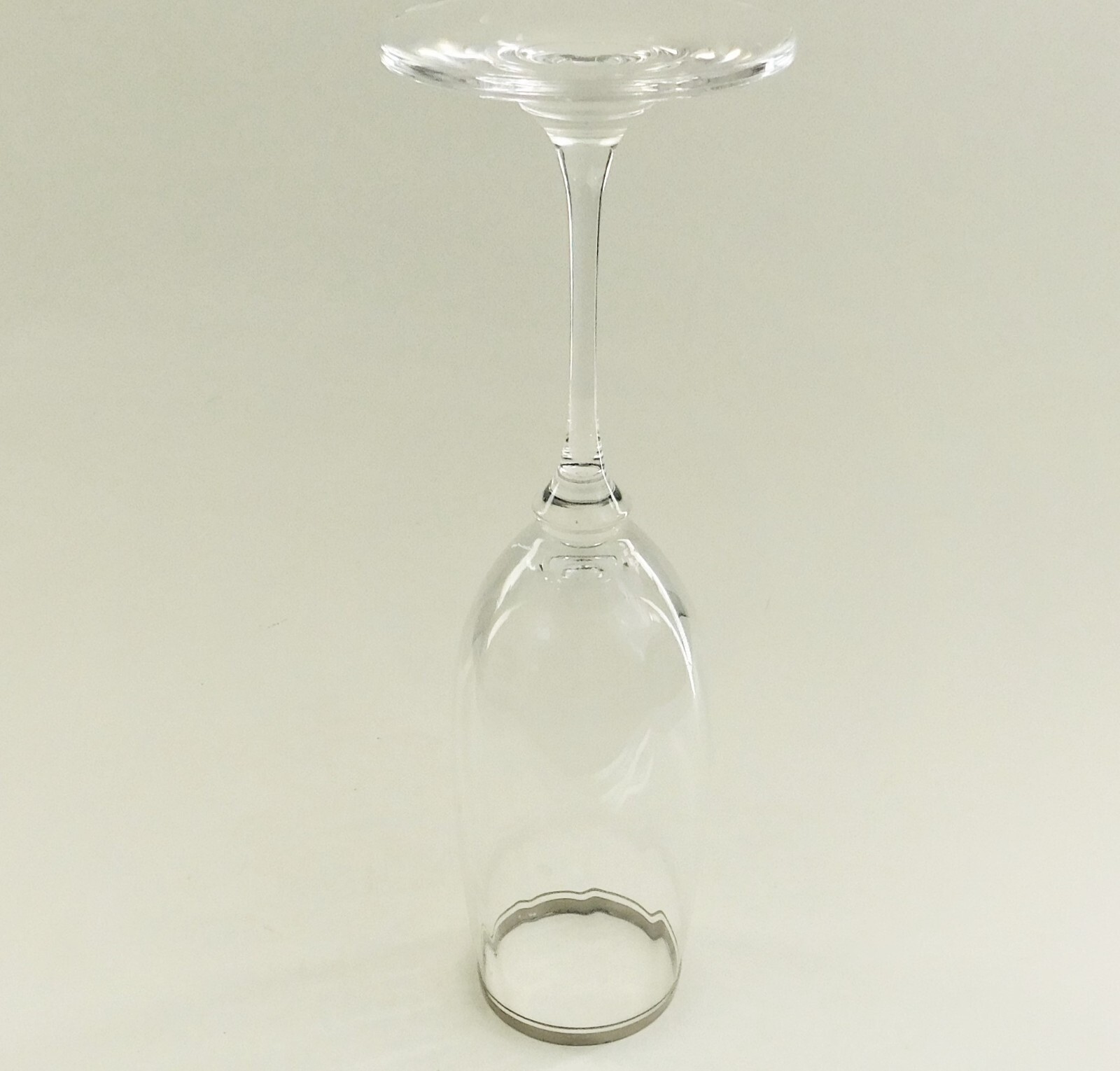 Mikasa Stephanie Platinum Champagne Flute 8.5″ Clear Glass Vintage