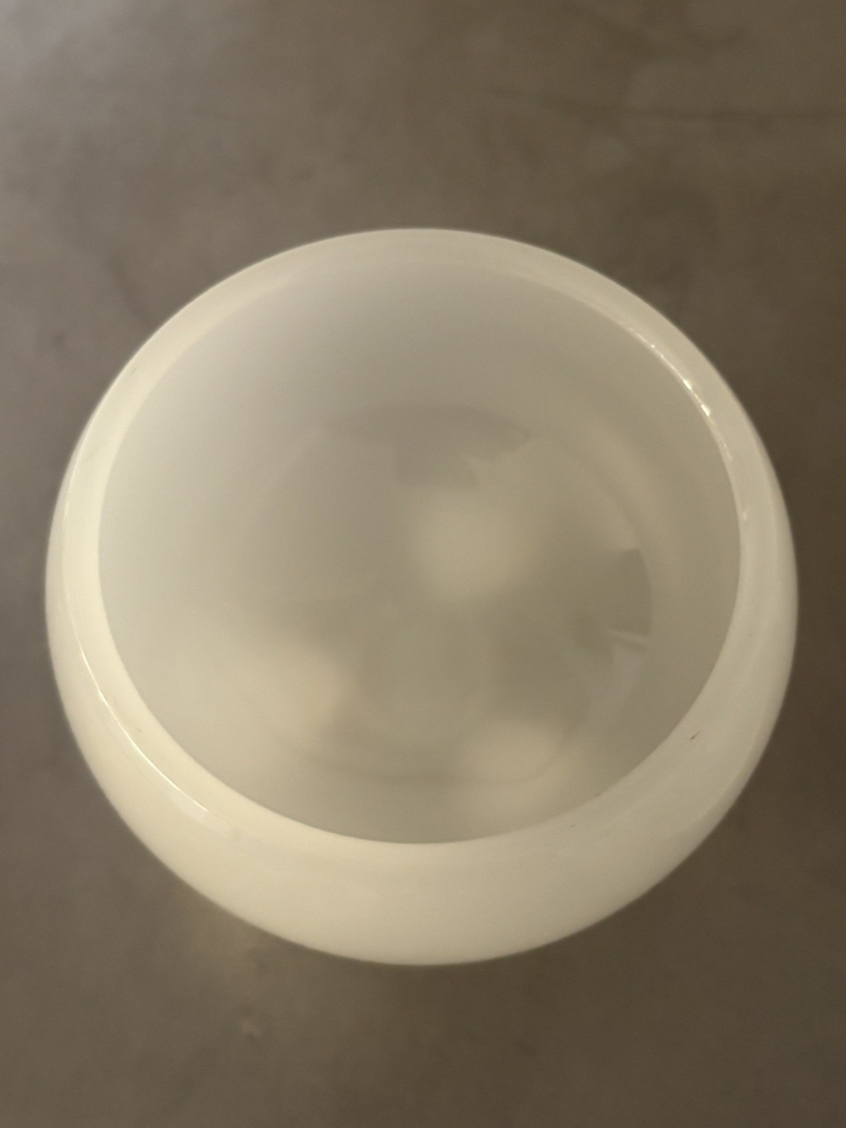 Antique Clambroth Opaline Covered Vanity Powder or Candy Dish Footed Flawed foot