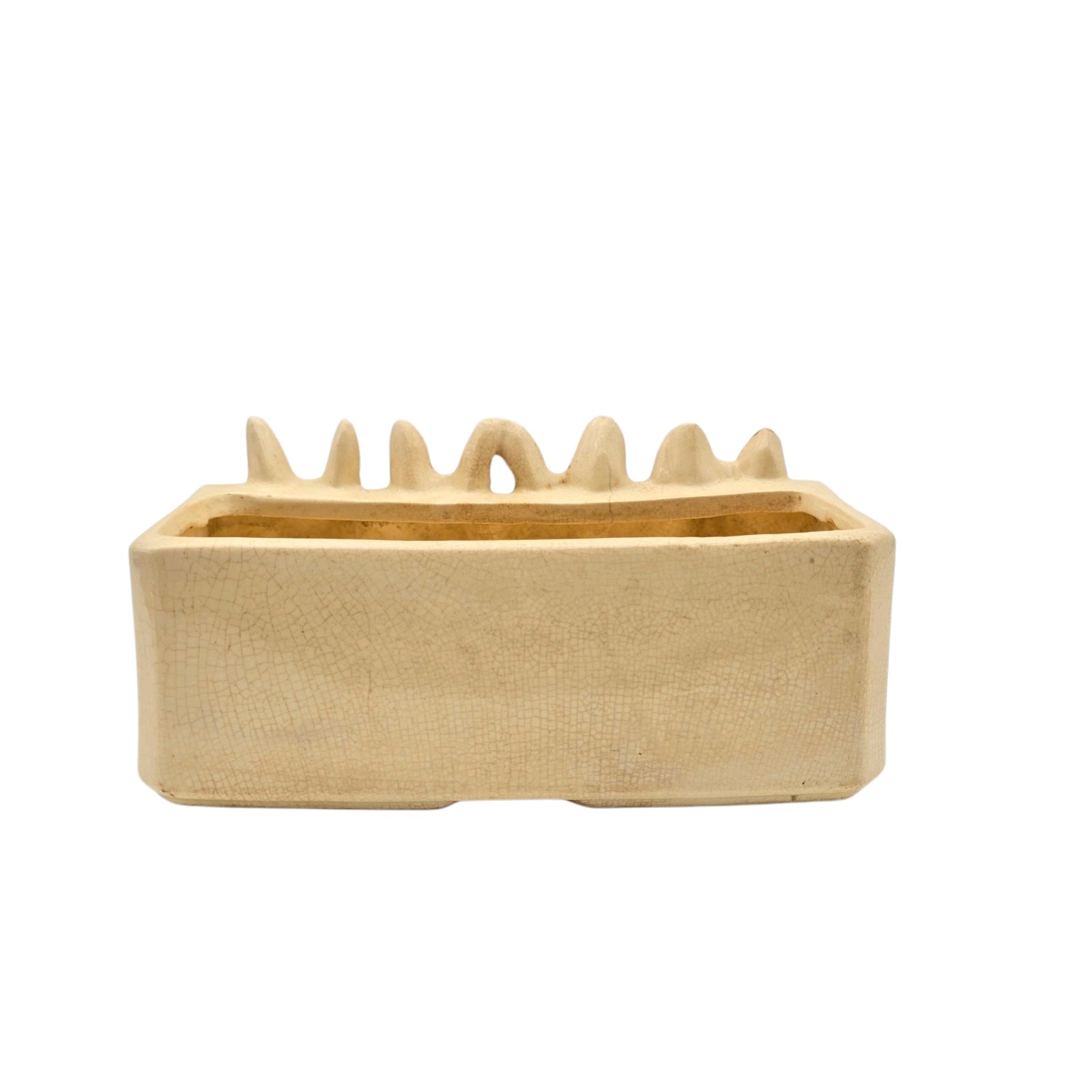 MCM McCoy Five Scottie Dogs Planter, Brown AND Cream Vintage 1949