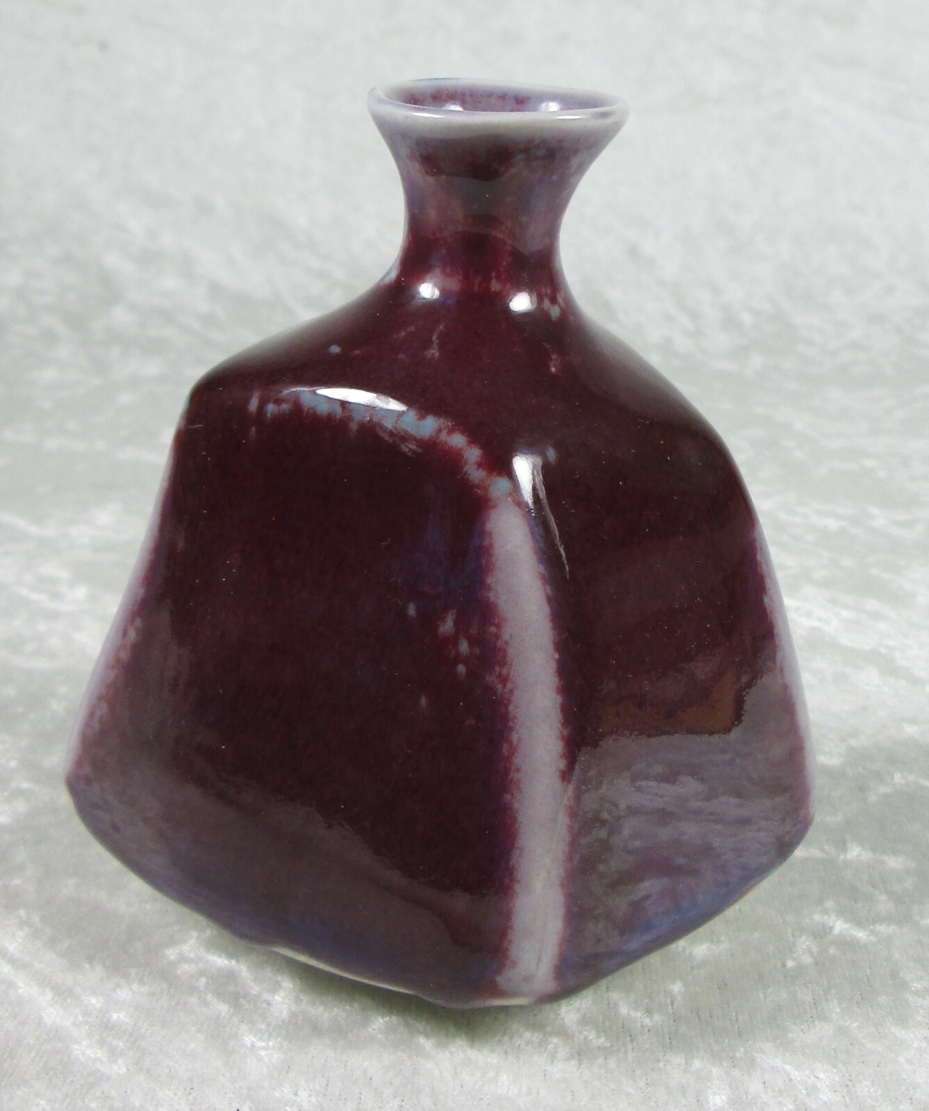 Vintage Japanese Mid Century Pottery Vase OMC Takahishi Style 4-1/2 in Tall