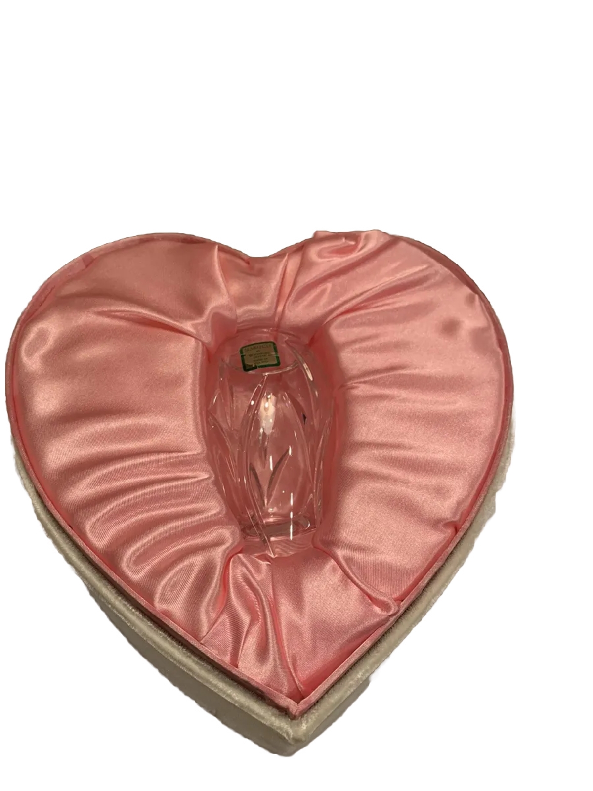 ❤️🎁Marquis By Waterford Crystal Vase In Heart Shaped Box!!