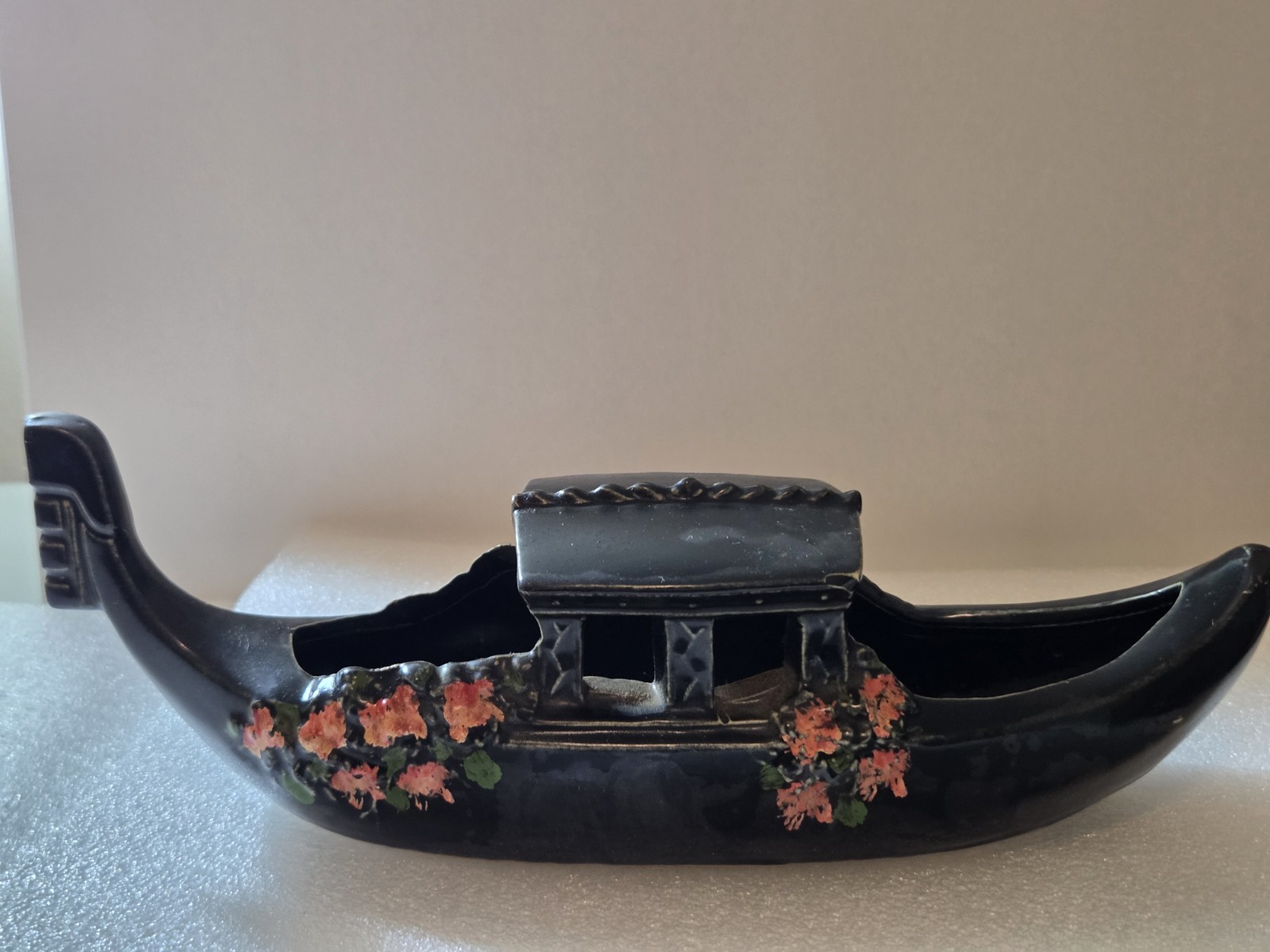 McCoy Gondola Boat Planter Art Pottery Decor 50s Unique Vintage Decor