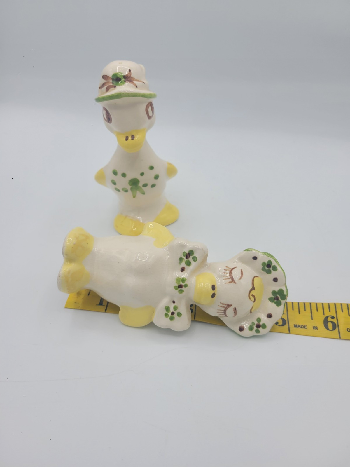 Rio Hondo Pottery Set Duck Figurines Ma & Pa California Ceramics