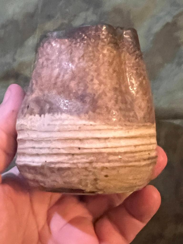Vintage Old Beautiful Handmade American Art Pottery Vase Artist Signed Original