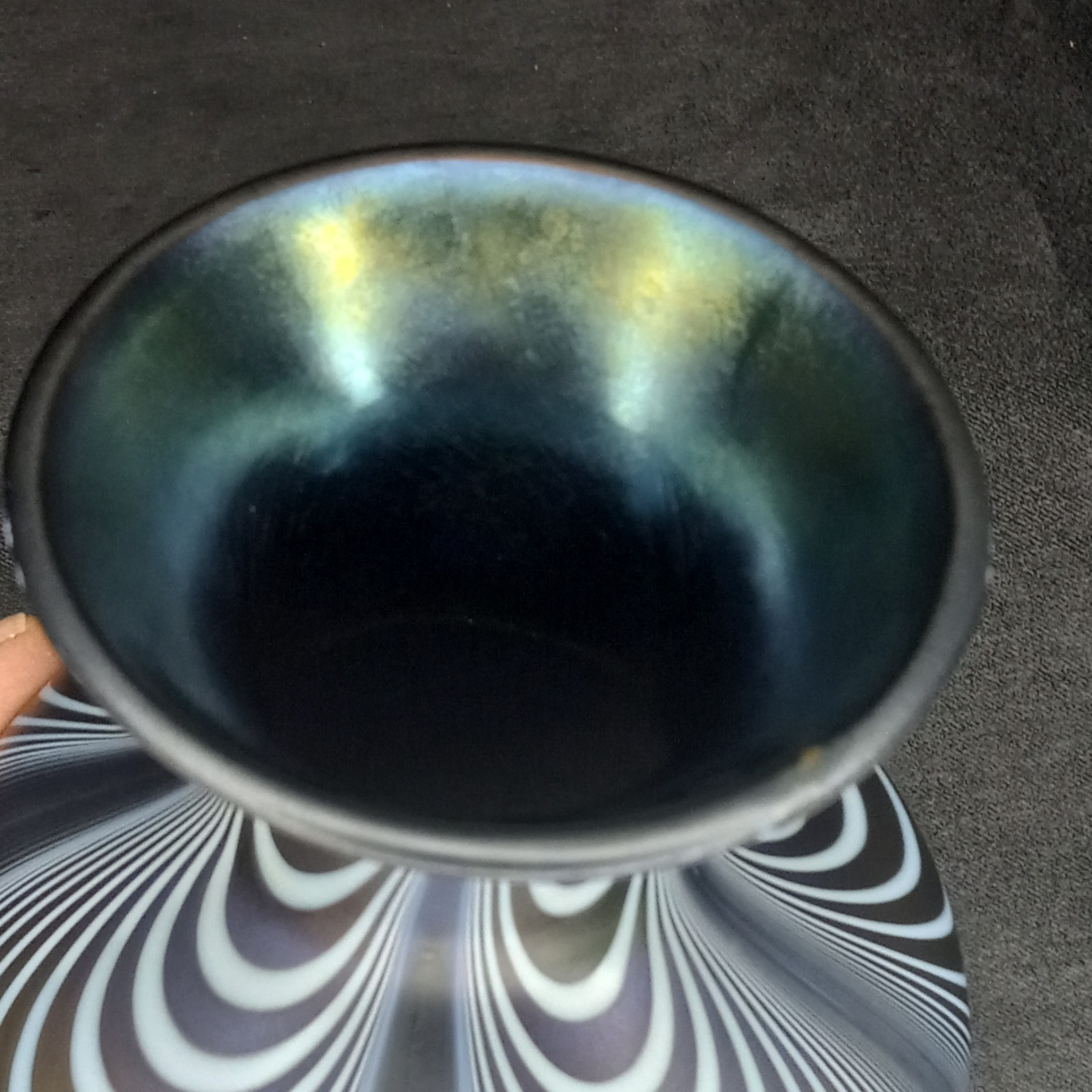 Imperial Lead Lustre 417 – 8 Art Iridescent Art Glass Festoons Vase 1925