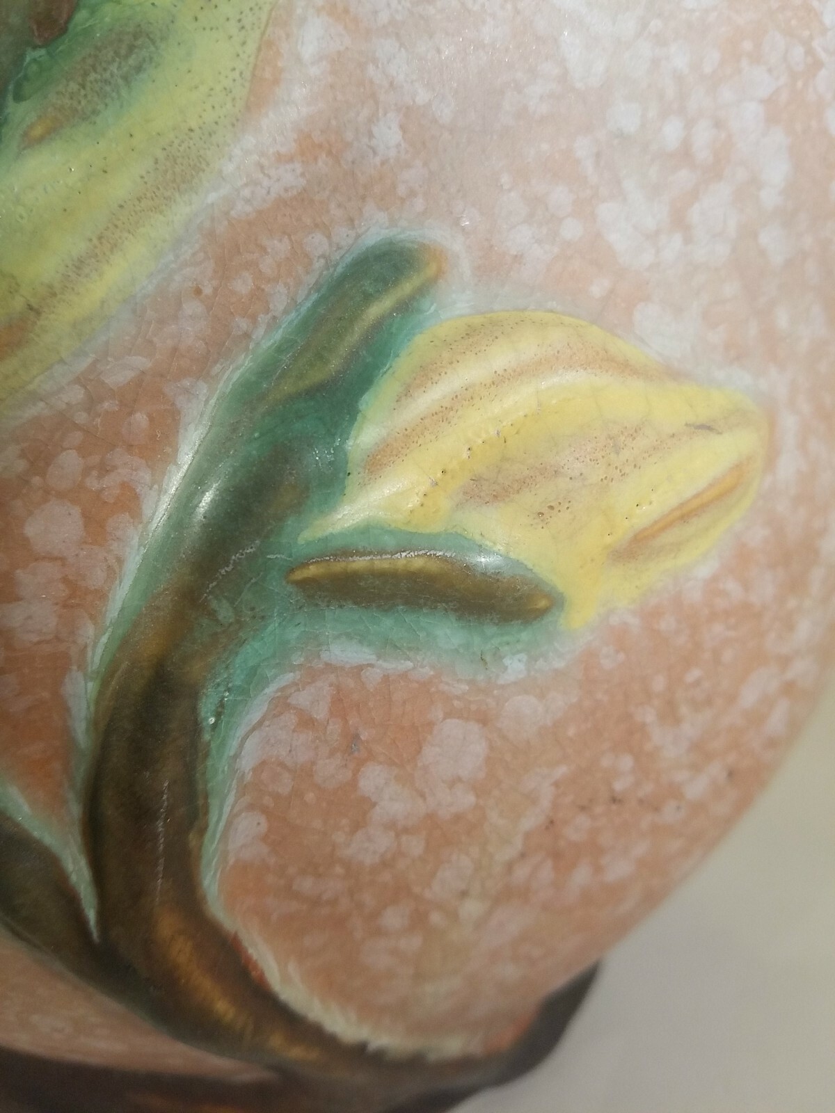 “Malverne” Weller Pottery vase, 1920’s, incised mark, Arts and Craft period