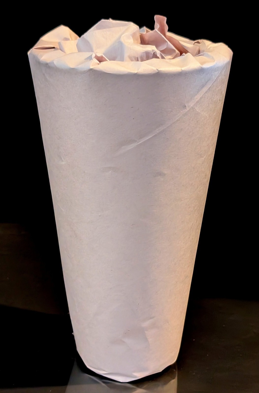 BACCARAT Tornado DOUBLE SIGNED Crystal Glass Vase Urn 9″ + Gift Bag, EUC!
