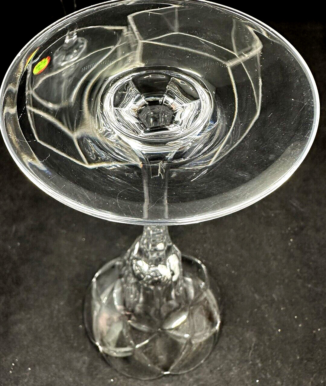 Mikasa Fine Crystal Baroque Single Light Candlestick Holders 7-5/8” Pair (2)