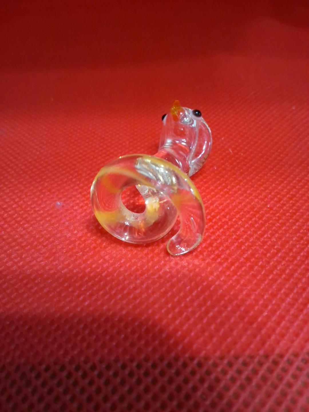 Glass Blown Snake Figurine