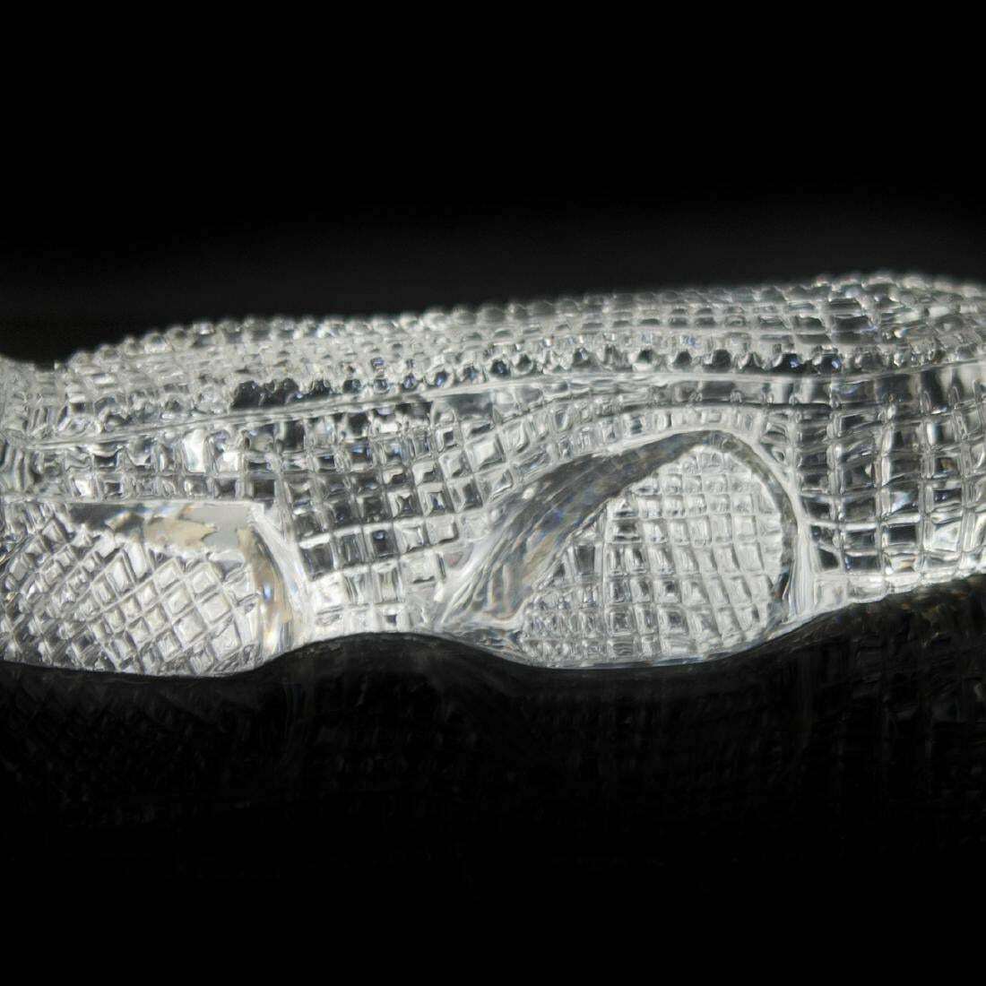 Baccarat Figurine Alligator Crocodile Crystal Very Large Heavy France New