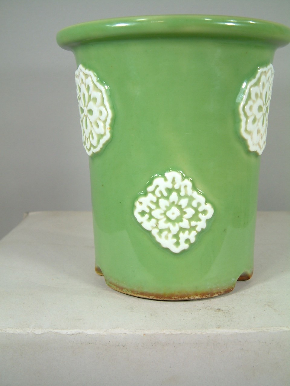 Art Pottery Planter MCM 6.5″ Tall Great Glaze and Design LOOK!