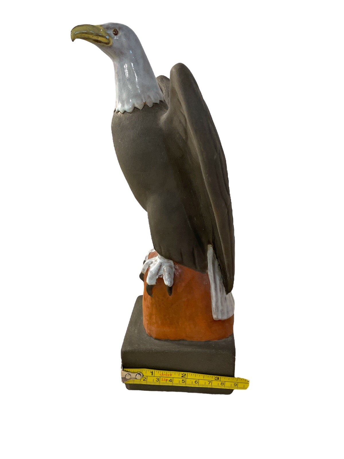 Nicodemus Pottery EAGLE Sculpture Figure 10.5”. Sculpture By Chester Nicodemus.