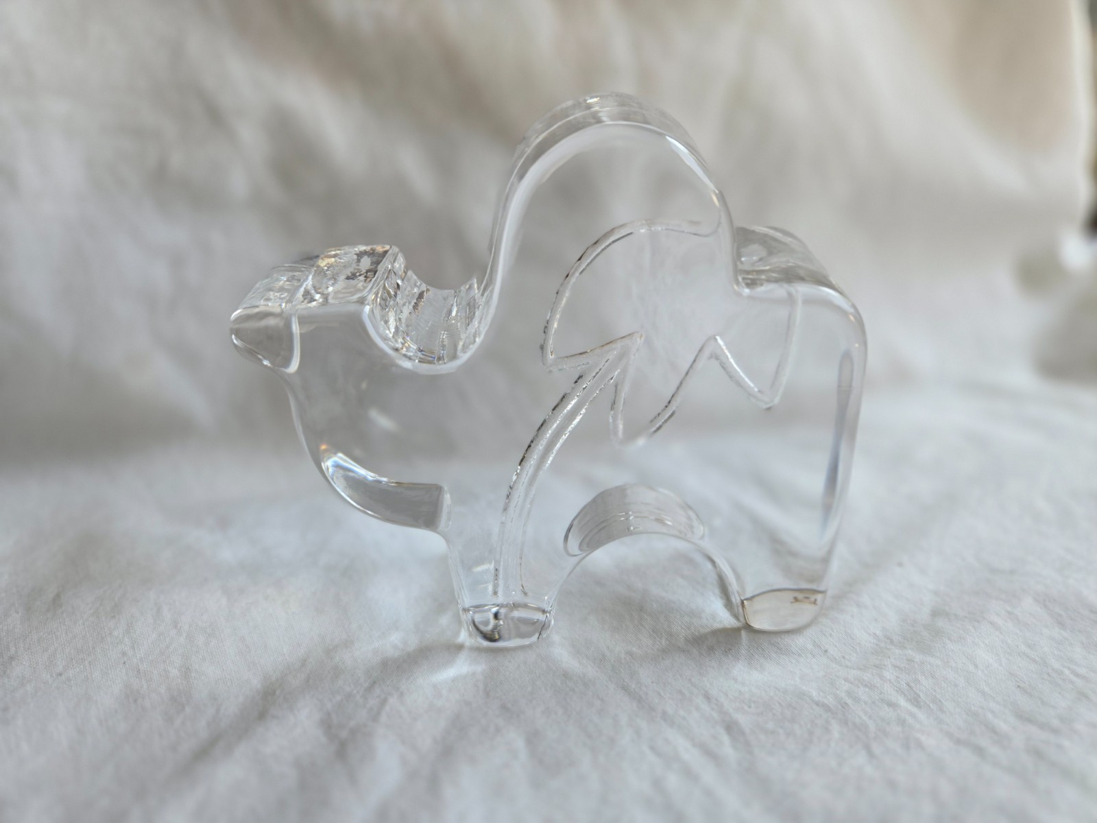KOSTA Boda Zoo Camel Vintage Glass Figurine Signed #GG