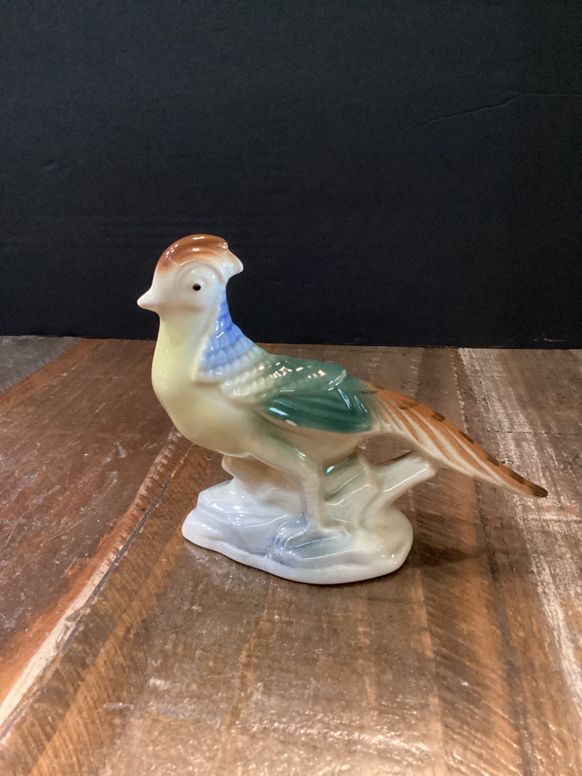 Vintage Royal Copley Pheasant figurine 1950’s 4”