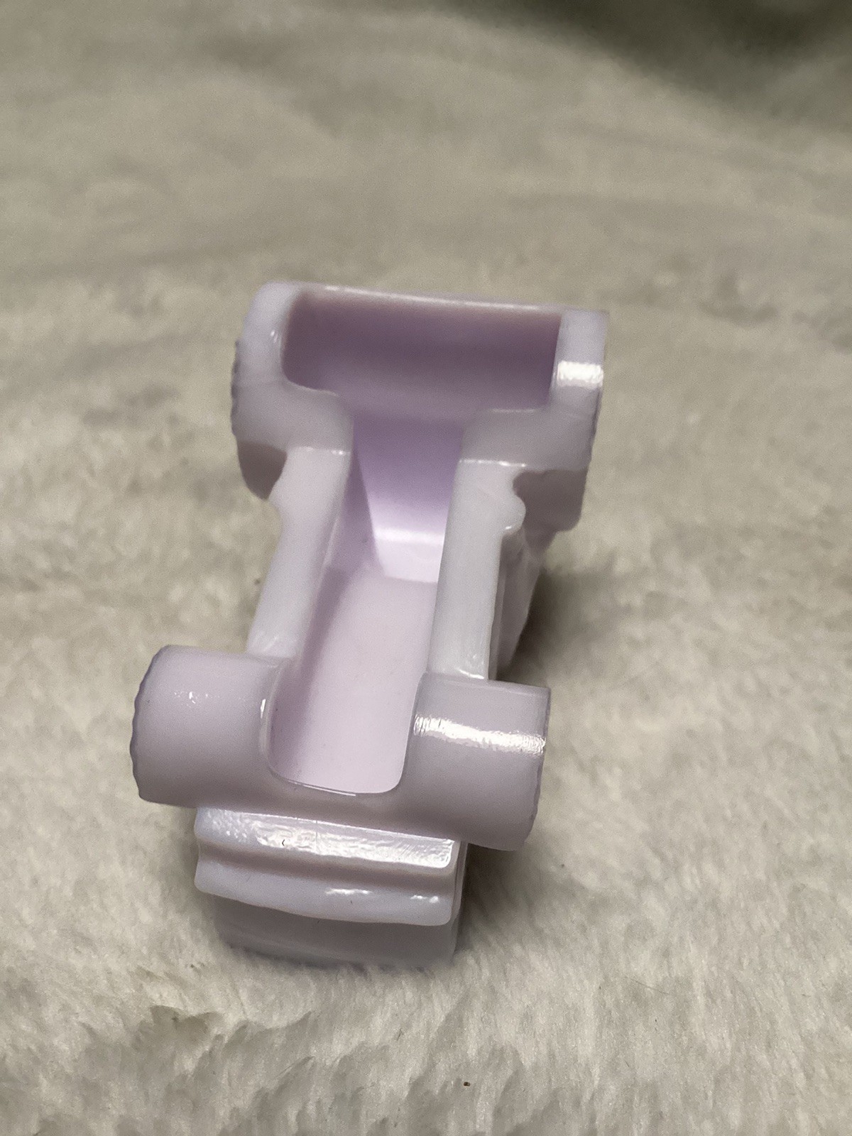 Boyd Art Glass Pale Lavender Color Tractor Vintage