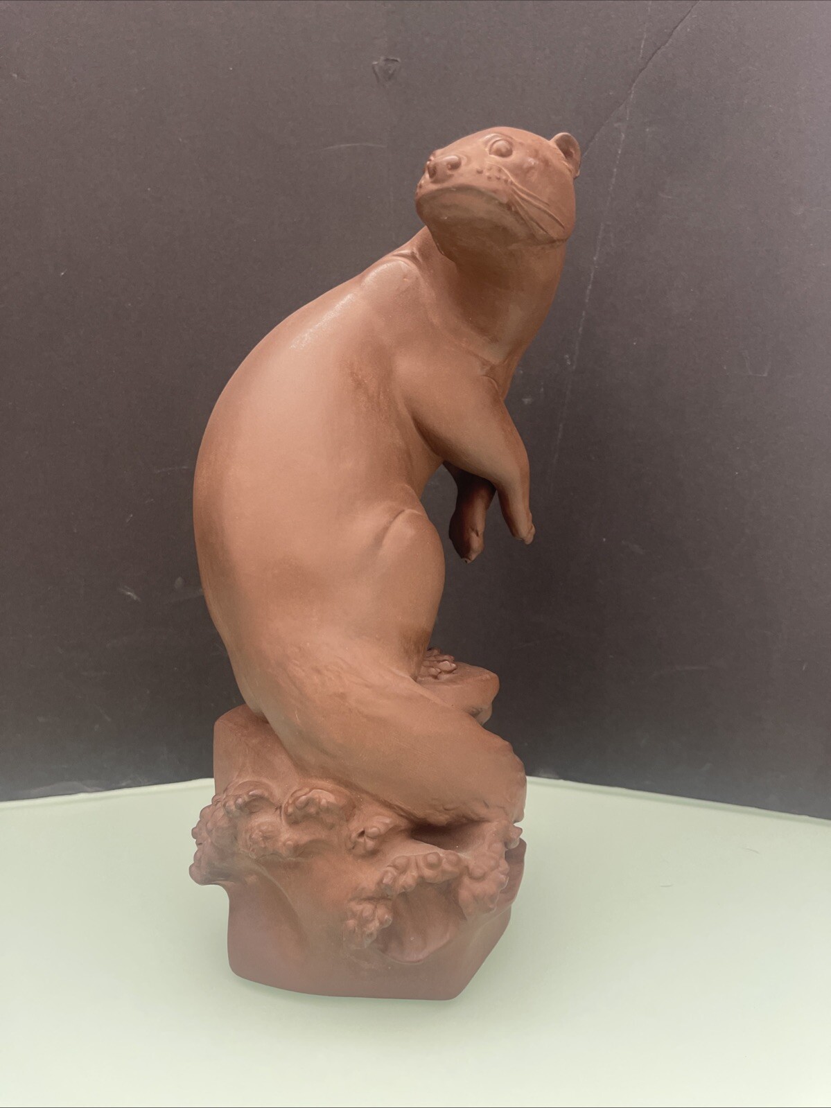 Rare Bottger Meissen Otter Anniversary Piece 1710-1960 10” H