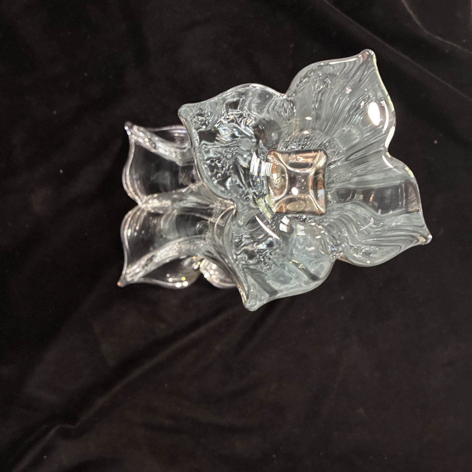 Mikasa FLORALE Petal Vintage Tall Heavy CRYSTAL VASE 14-inch DISPLAY CENTERPIECE