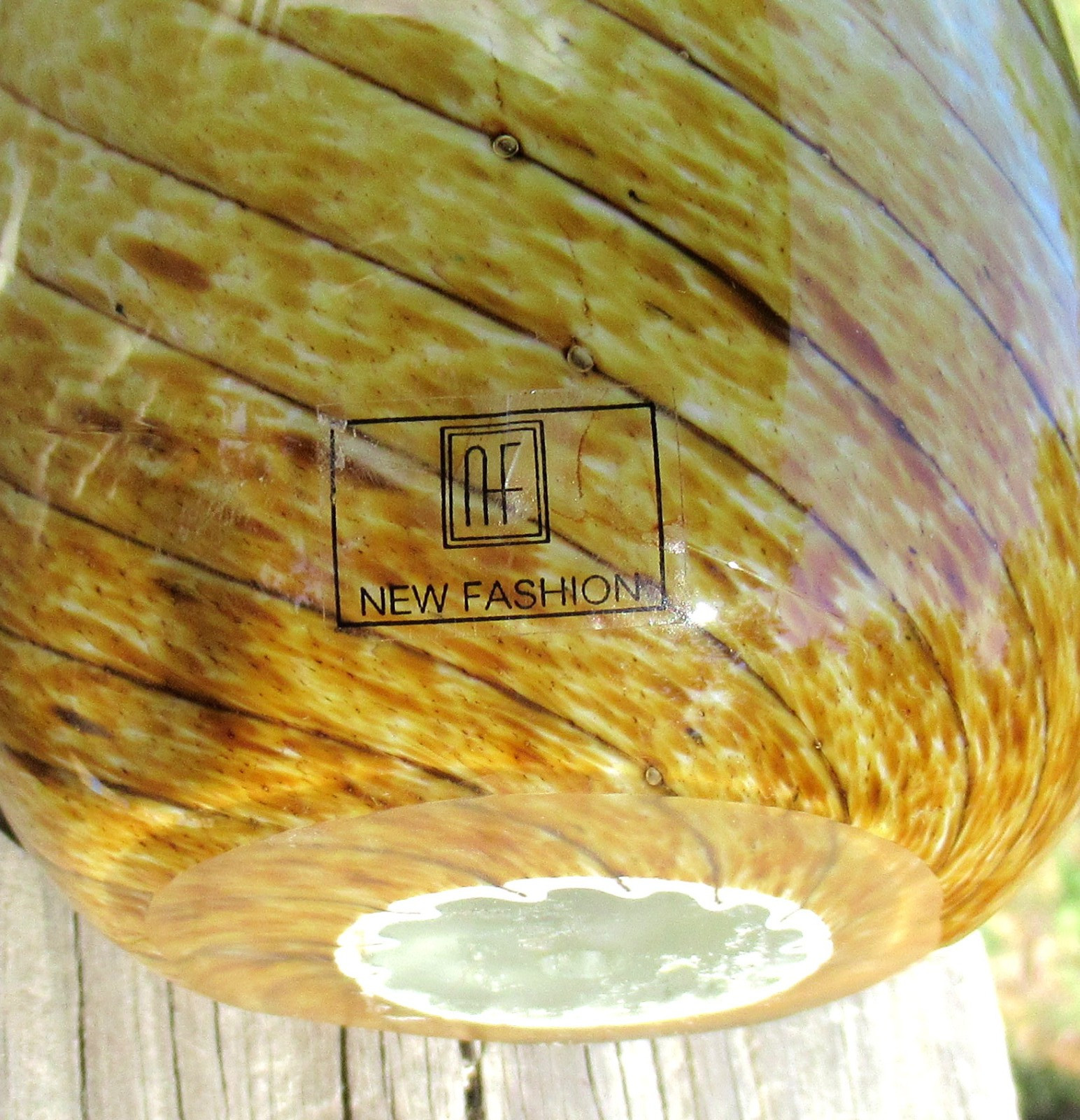 New Fashion Art Glass Brown Mushroom Paperweight Figure Garden