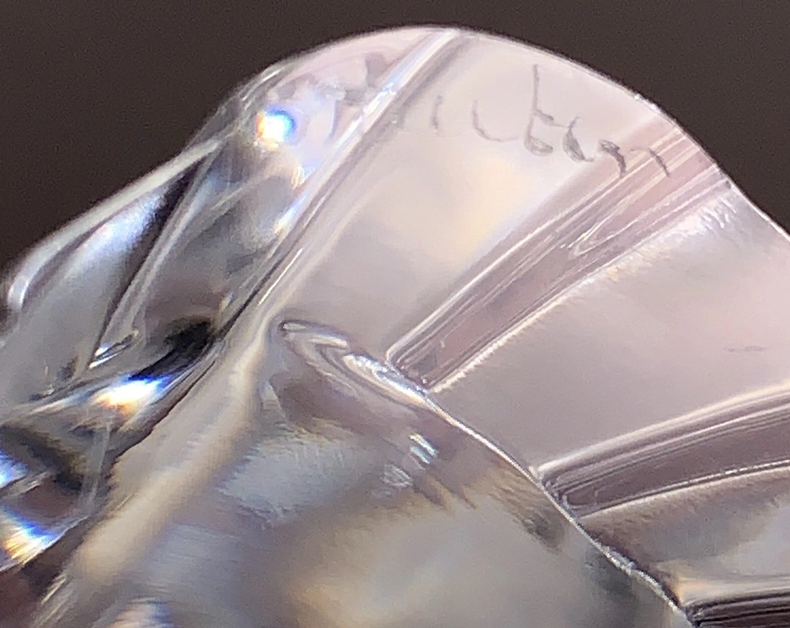 Steuben Crystal Bald Eagle Paperweight Lloyd Atkins American Art Glass Figurine